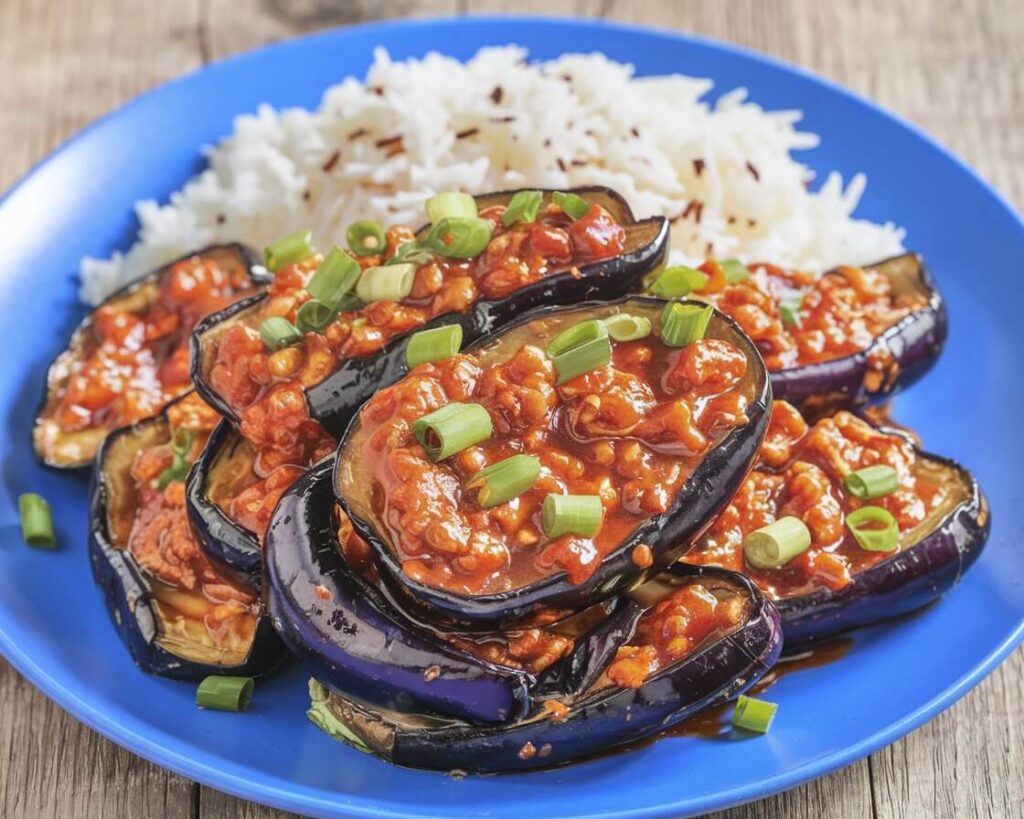 Irresistibly Spicy Chinese Eggplant, with Szechuan Sauce. 4 Spicy Chinese Eggplant