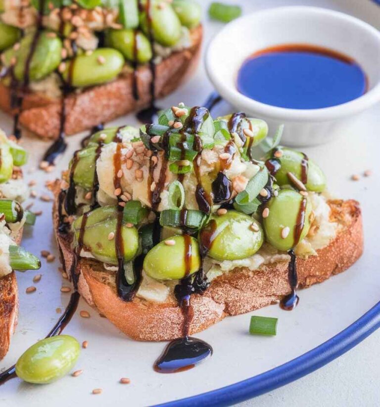 Smashed Edamame Toast