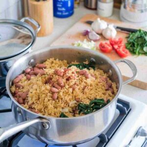 Vegan Caribbean Pelau