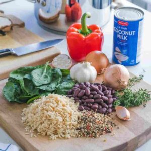 Vegan Caribbean Pelau 