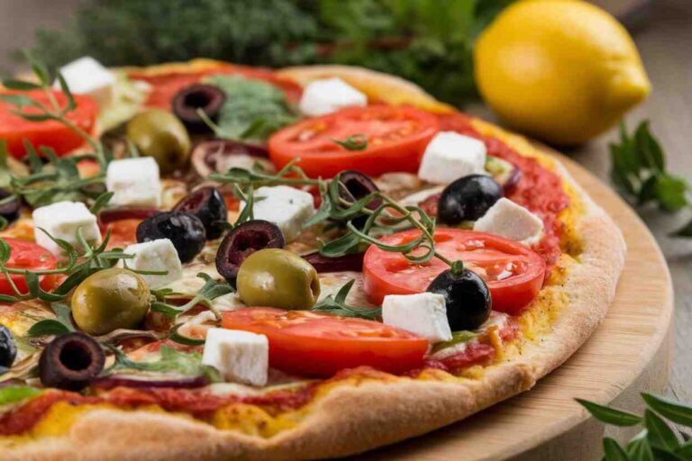 Tzatziki Chicken And Veggie Naan Pizza