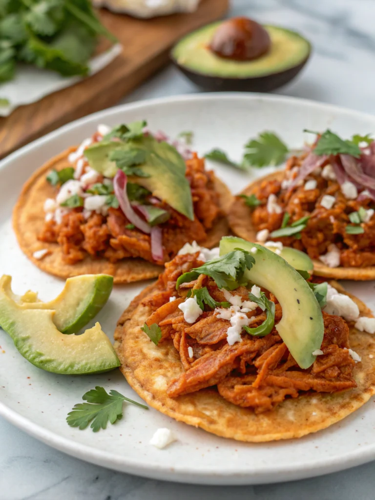 Chicken Tinga Tostadas