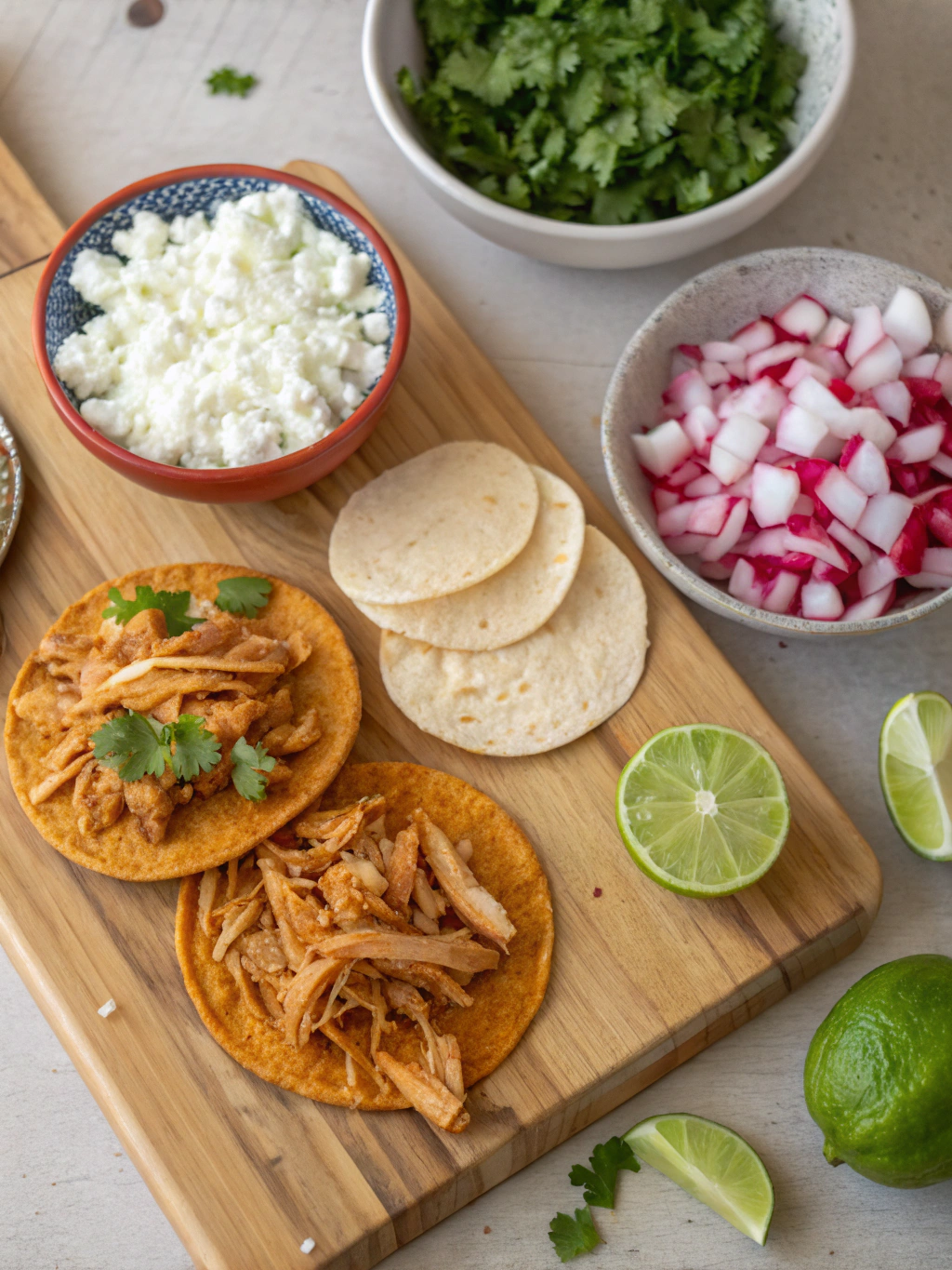 Chicken Tinga Tostadas Ingredients