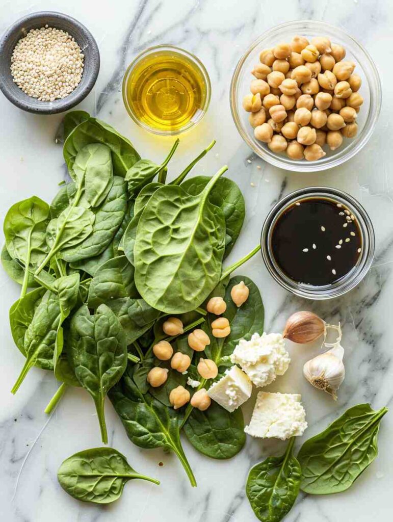 Chickpea Spinach Tango With Balsamic Bliss.