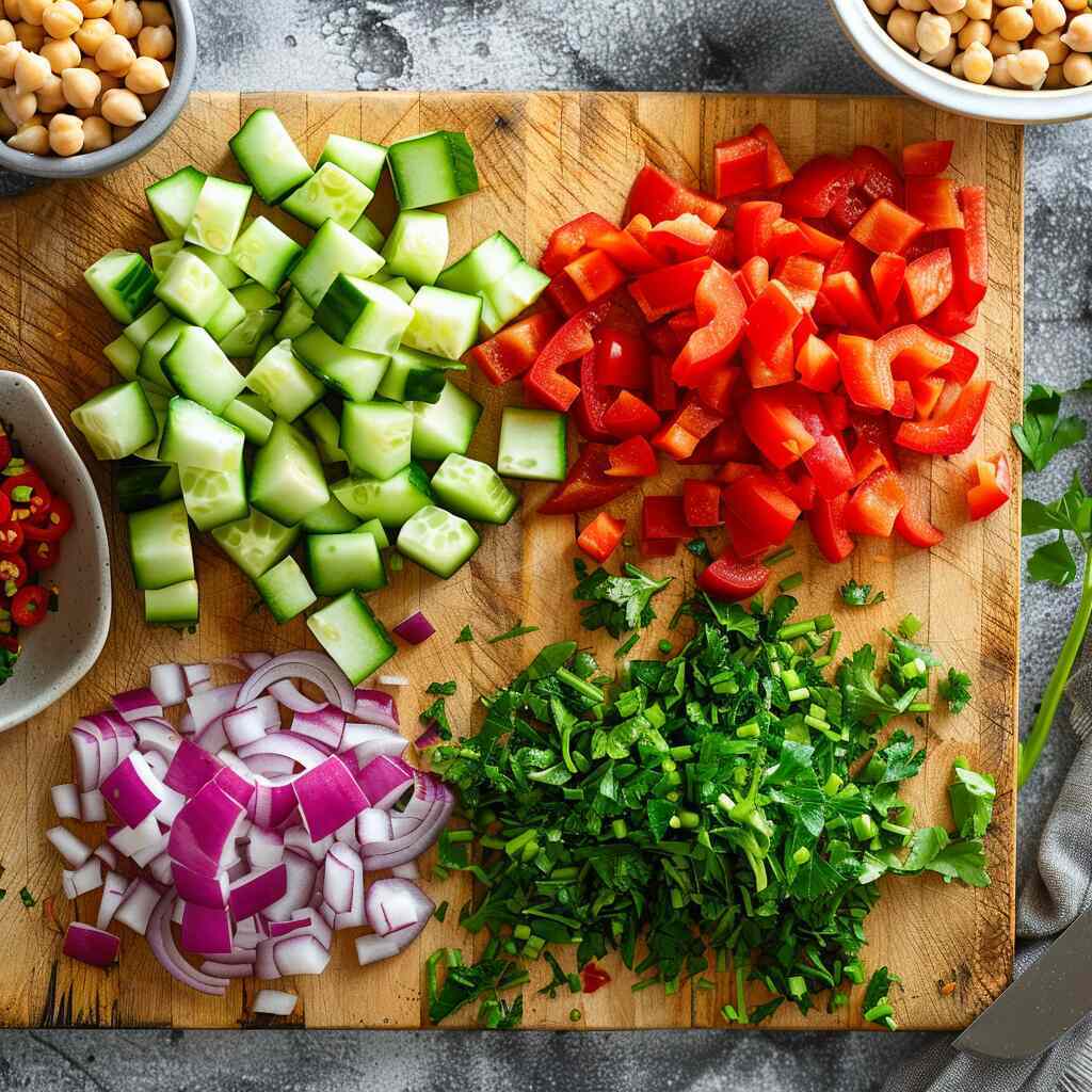 Cucumber Chickpea Salad 2