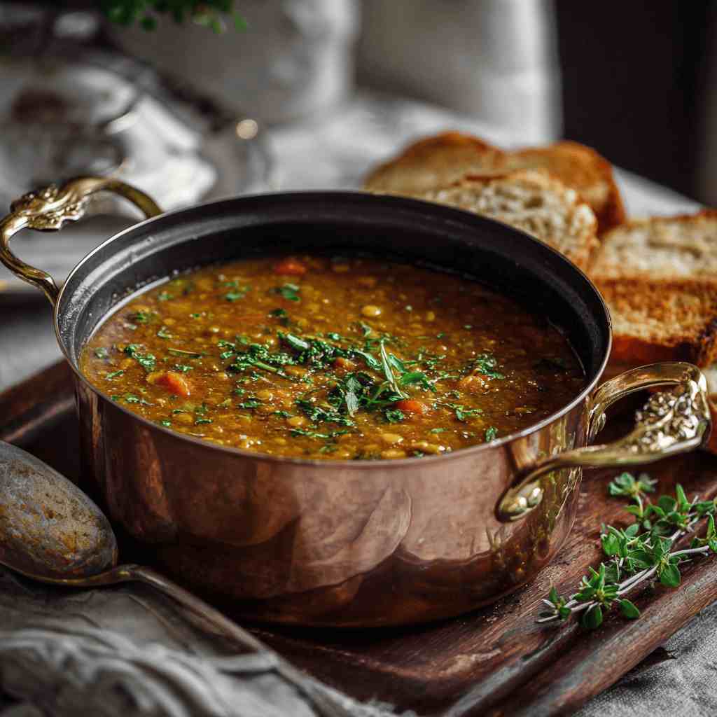 High Protein Vegan Lentil Soup 3 High Protein Vegan Lentil Soup 1