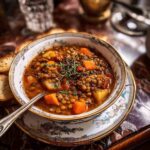 High Protein Vegan Lentil Soup 2