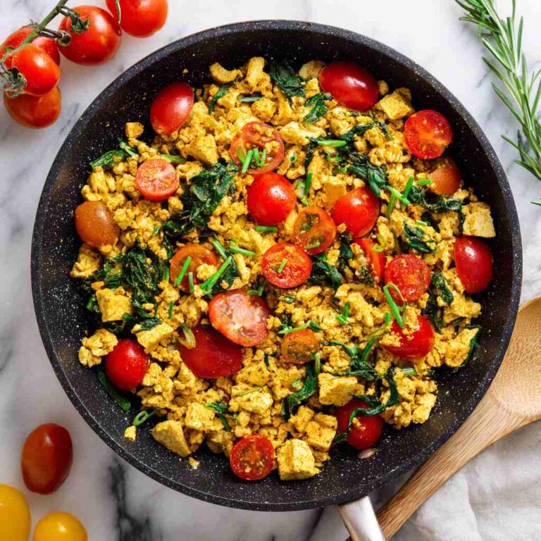 High Protein Vegan Tofu Scramble