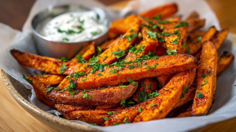 Vegan Air Fryer Sweet Potato Fries
